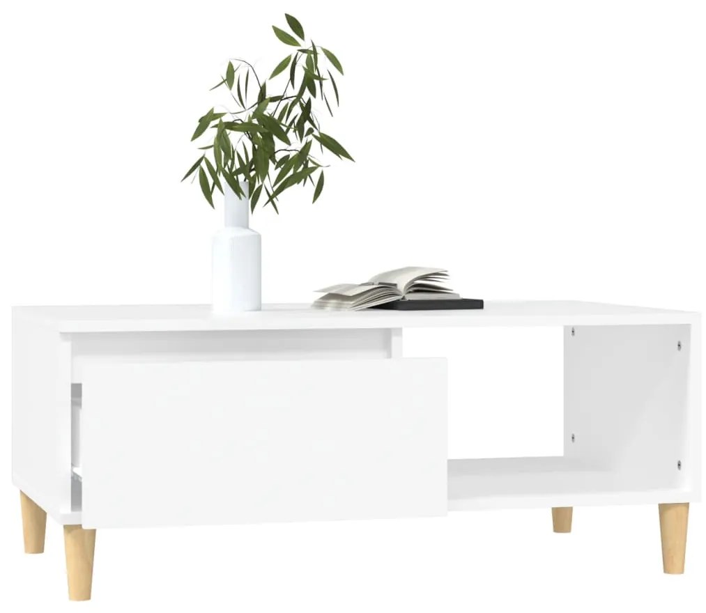 Mesa de centro 90x50x36,5 cm derivados de madeira branco