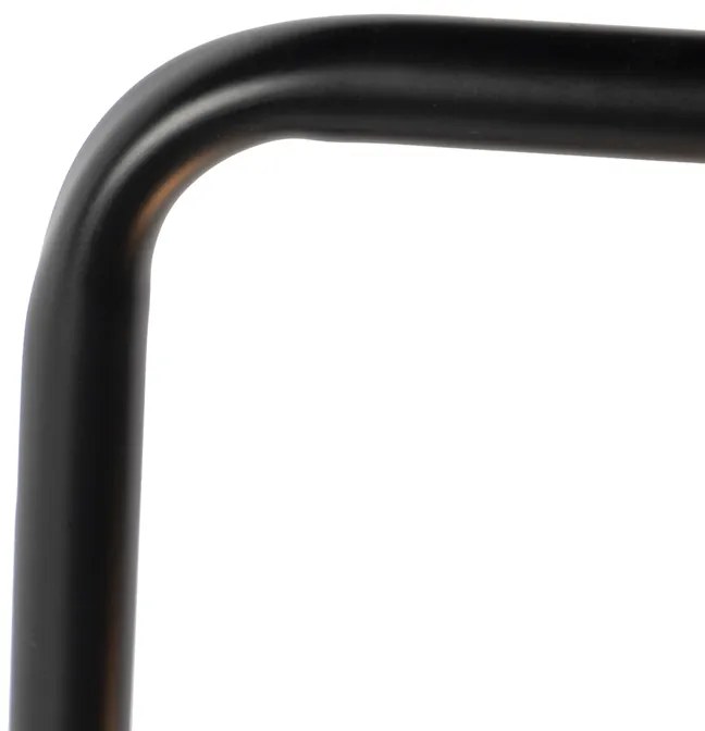 Candeeiro de mesa moderno preto - Facil Moderno