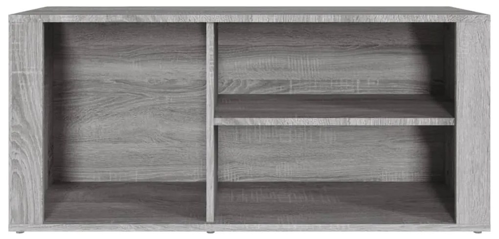 Sapateira 100x35x45 cm derivados de madeira sonoma cinza