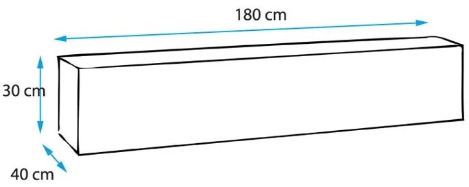 Móvel de TV British Suspenso de 180cm - Carvalho - Design Moderno