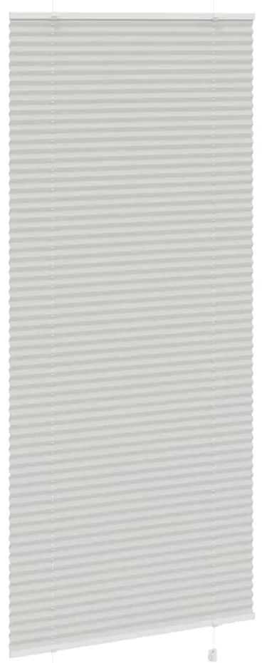 Cinzento Luz Plissada Cega 90x200 cm Largura Tecido 89,4 cm