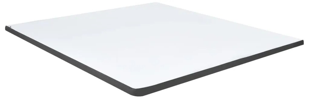 Cama boxspring 160x200 cm tecido cinzento-escuro