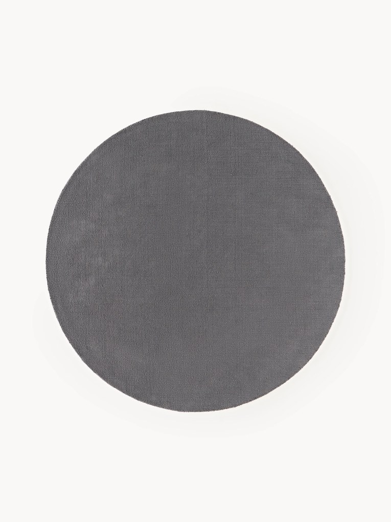 Tapete redondo em algodão artesanal Lora