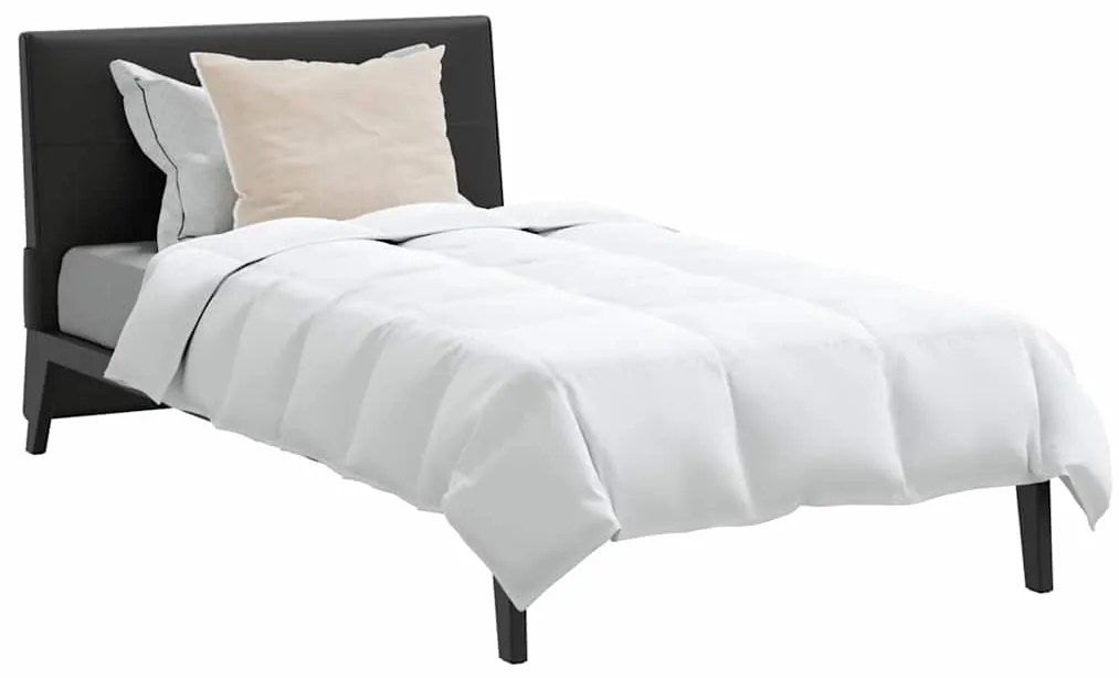 Edredão com travesseiro 2 pcs Branco 135 x 200 cm Penugem