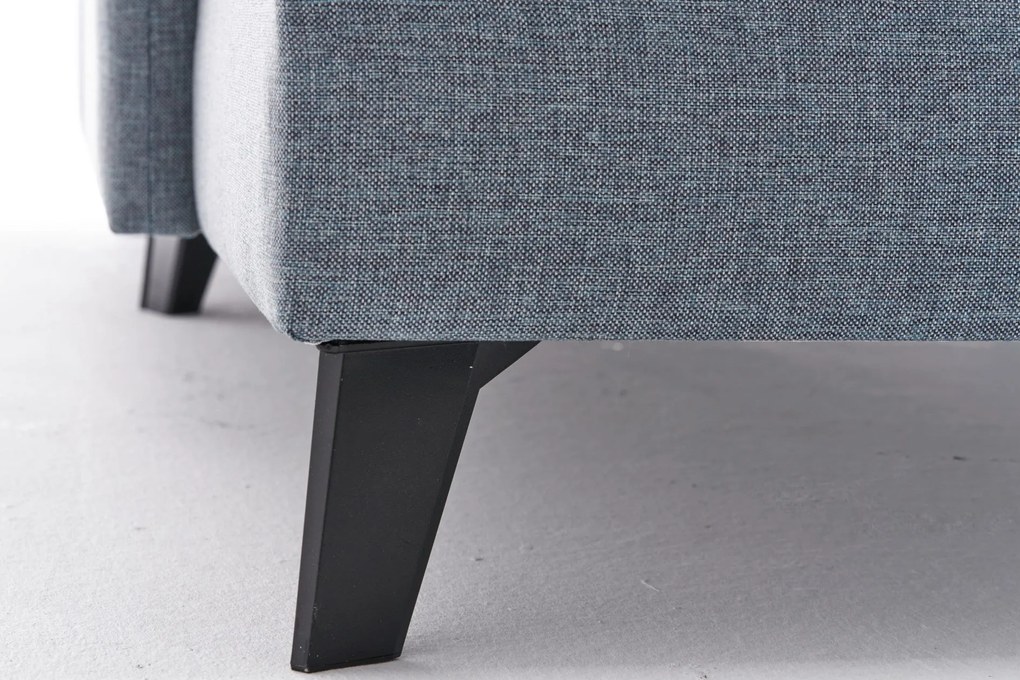 Sofá-Cama de Canto Efsun – Azul – 300 x 78 x 202 cm