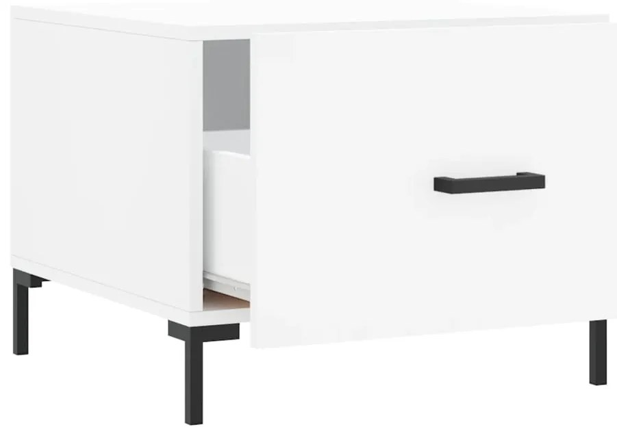 Mesa de centro 50x50x40 cm derivados de madeira branco