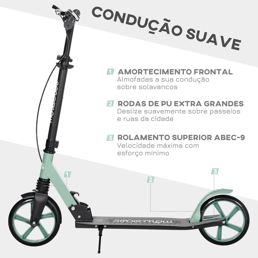 Trotinete Dobrável para Adultos e Crianças acima de 14 Anos Trotinete