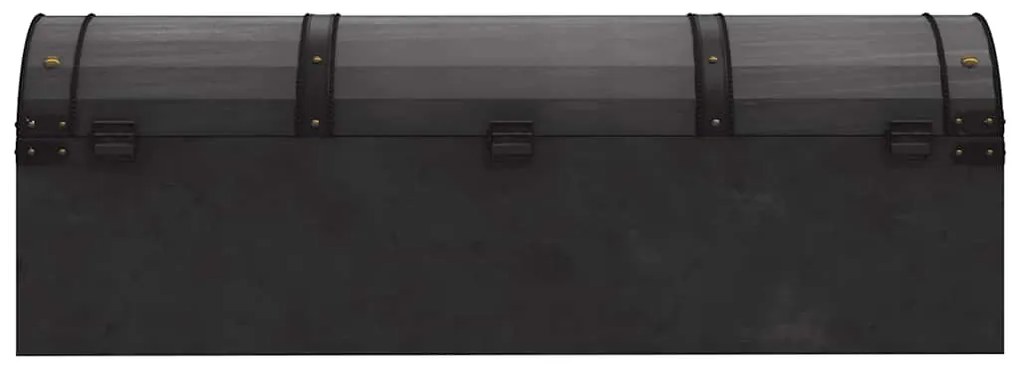 Arca para arrumação madeira maciça estilo vintage 120x30x40 cm