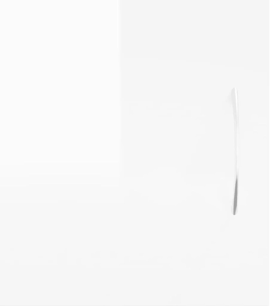 Móvel p/ TV 102x30x37,5 cm derivados madeira branco brilhante
