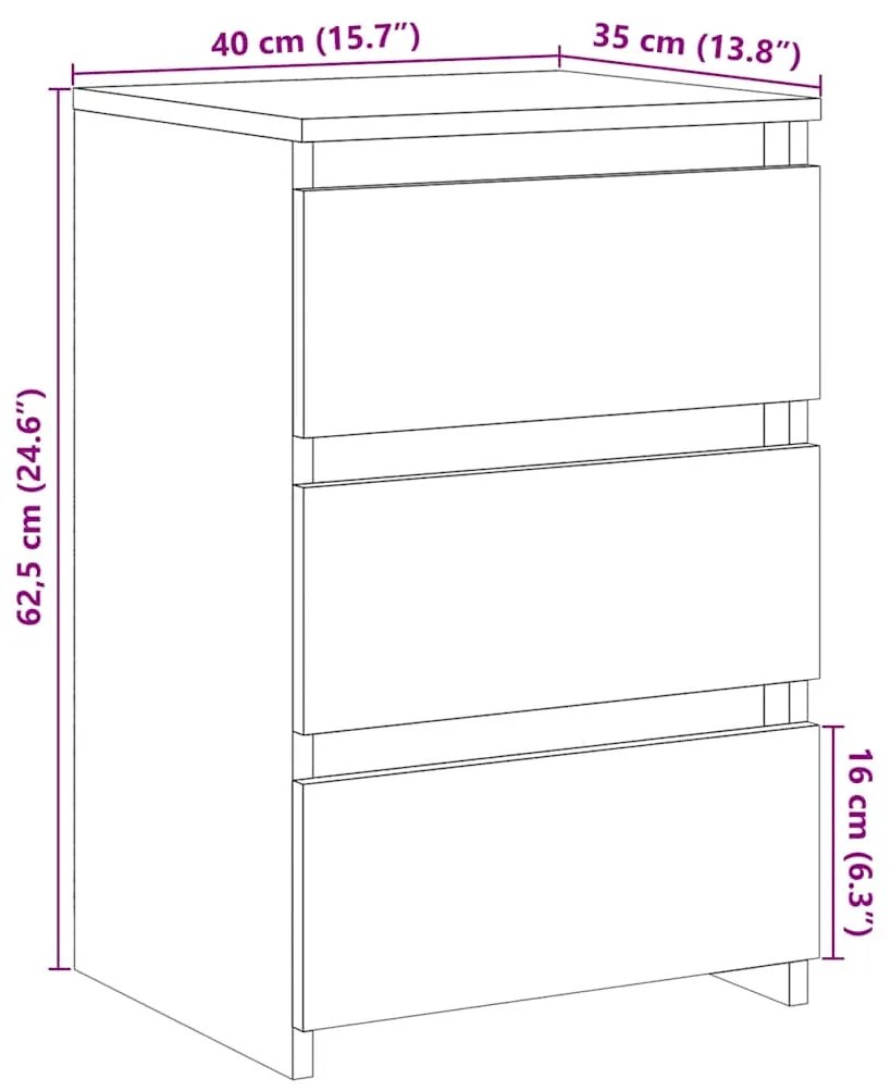 Mesa de cabeceira madeira velha 40x35x62,5cm madeira trabalhada