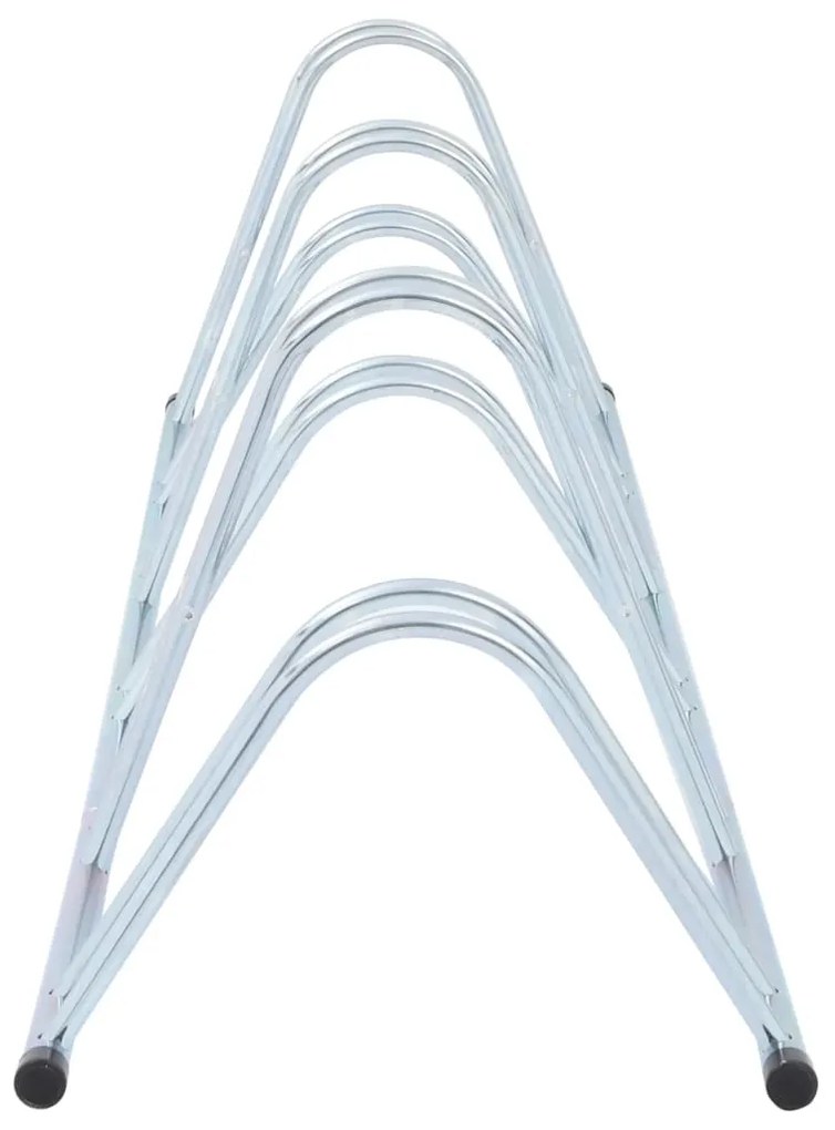 Suporte independente para 6 bicicletas aço galvanizado