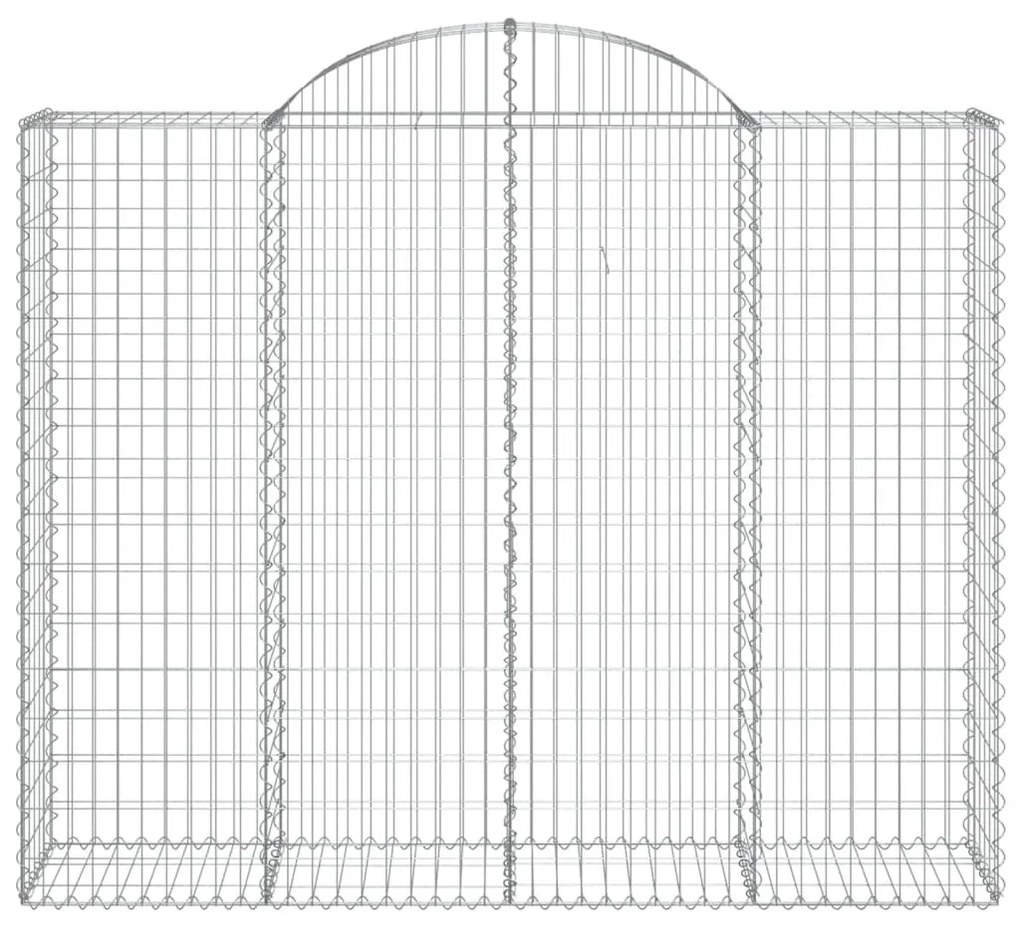 Cestos gabião arqueados 40 pcs 200x50x160/180 ferro galvanizado