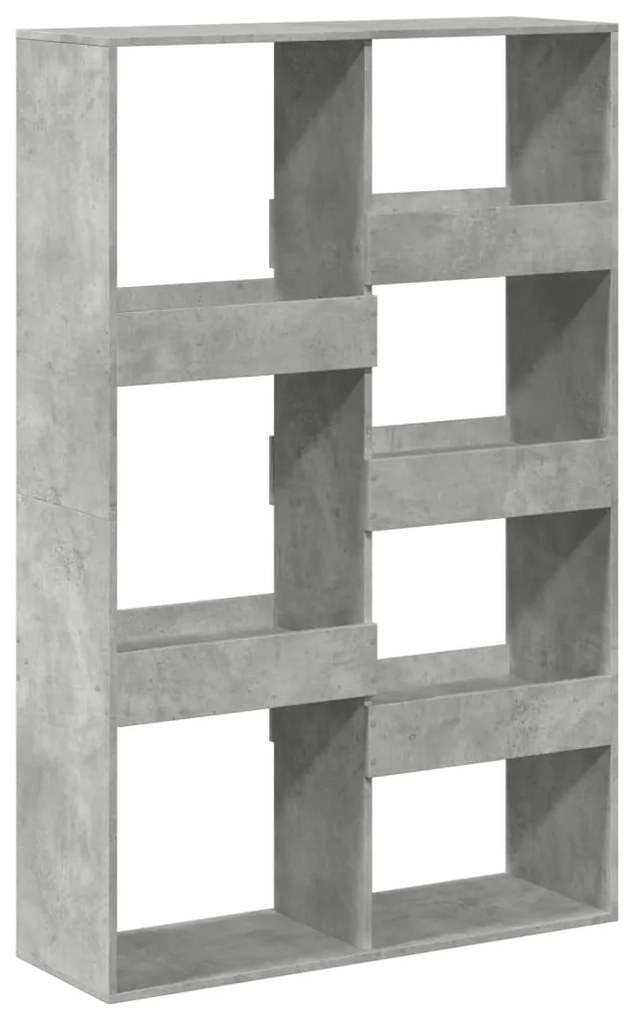 Estante 100x33x155,5 cm derivados de madeira cinzento cimento