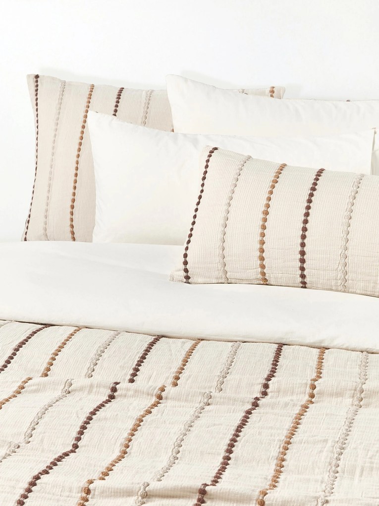Capa de edredão em percal de algodão Arabella