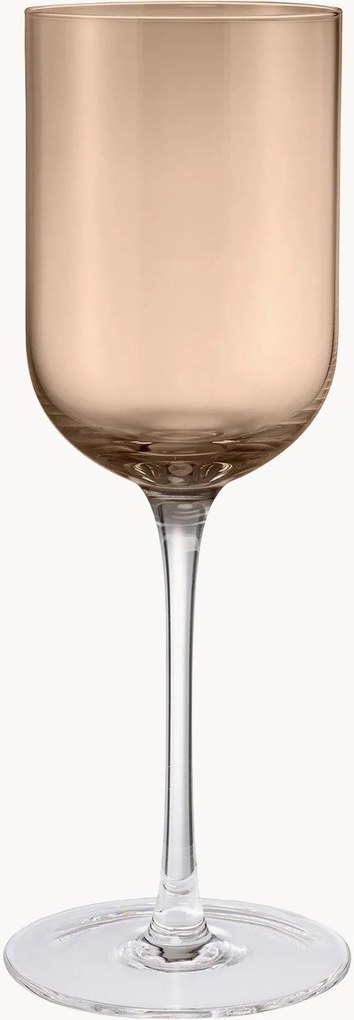 Copos de vinho branco artesanais Fuumi, conjunto de 4