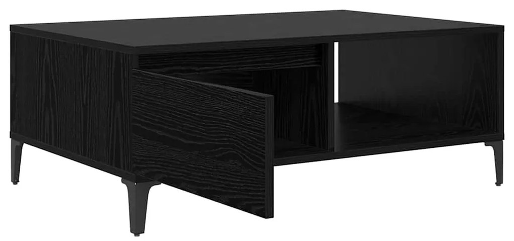 Mesa de centro Carvalho preto 90 x 60 x 35 cm
