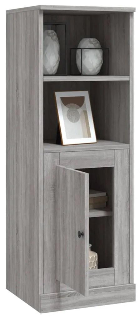 Aparador alto 36x35,5x103,5 cm derivados madeira cinza sonoma