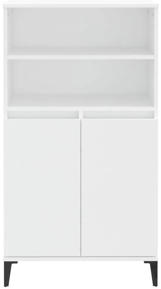 Aparador alto 60x36x110 cm derivados de madeira branco