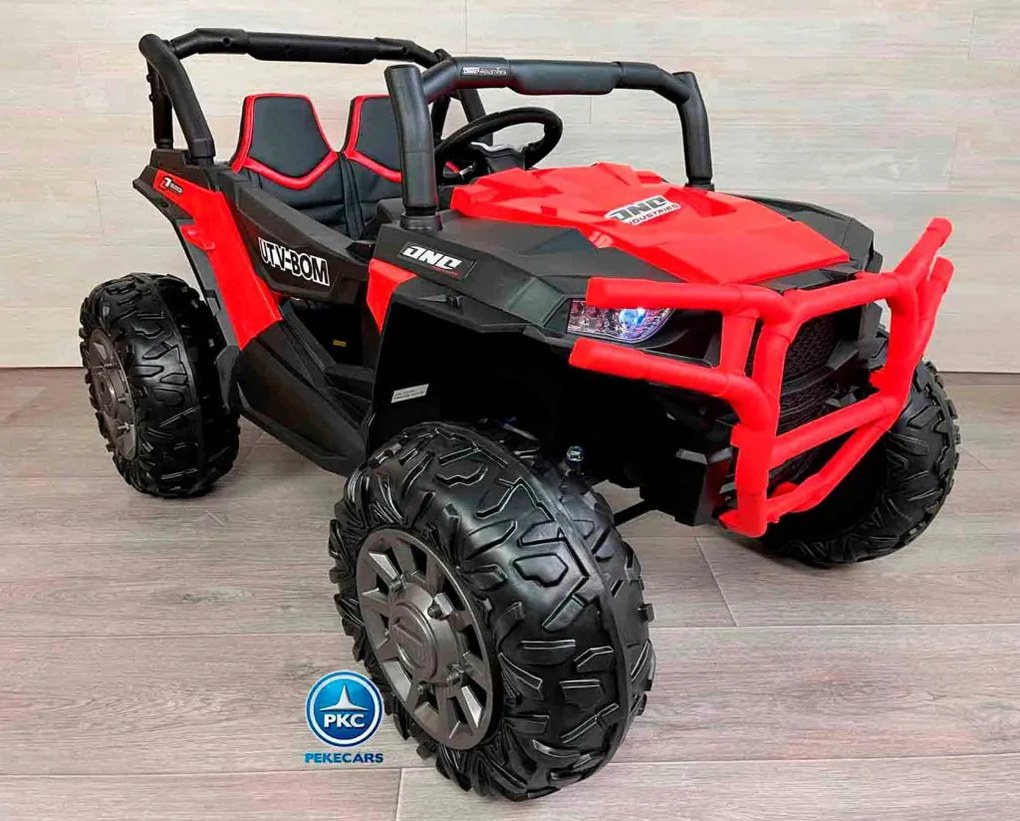 Carro eletrico crianças Buggy Dakar 24V MP4 Vermelho