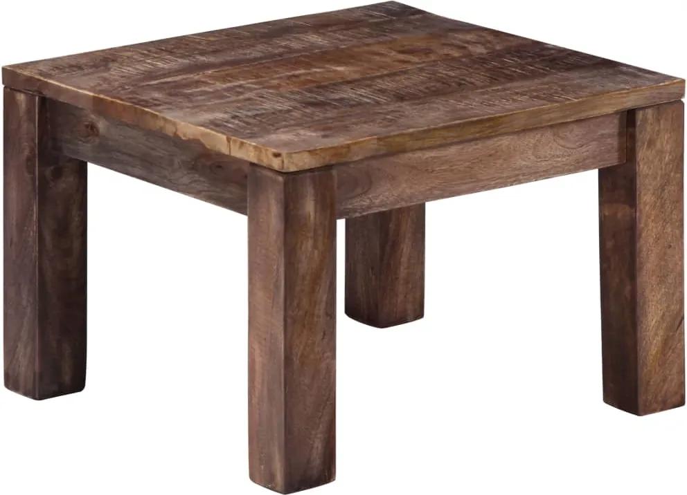 Mesa de centro 50x50x35 cm madeira de mangueira maciça