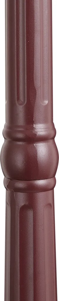 Lanterna de exterior clássica vermelho escuro 213cm IP44 - Havana