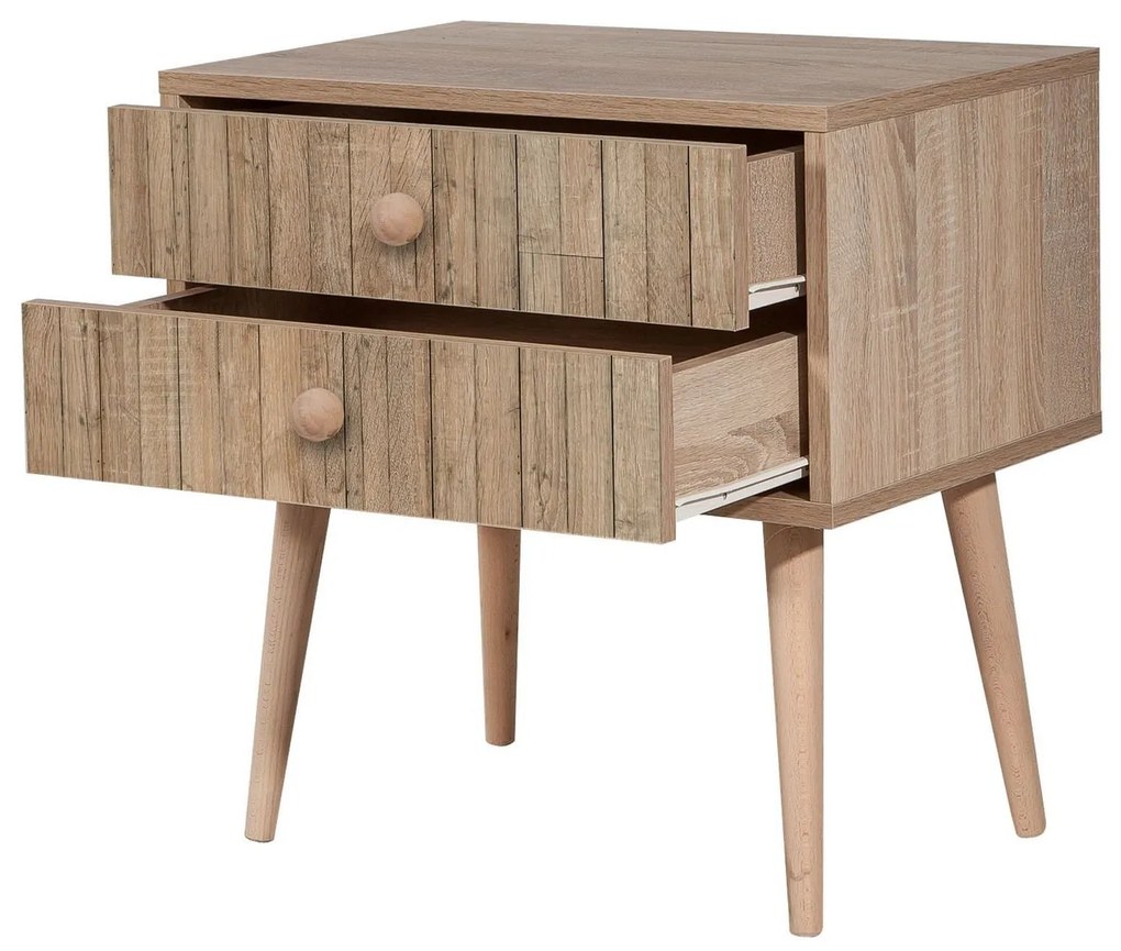 Mesa de Cabeceira Two – Carvalho Sonoma – 60 cm x 61 cm x 40 cm