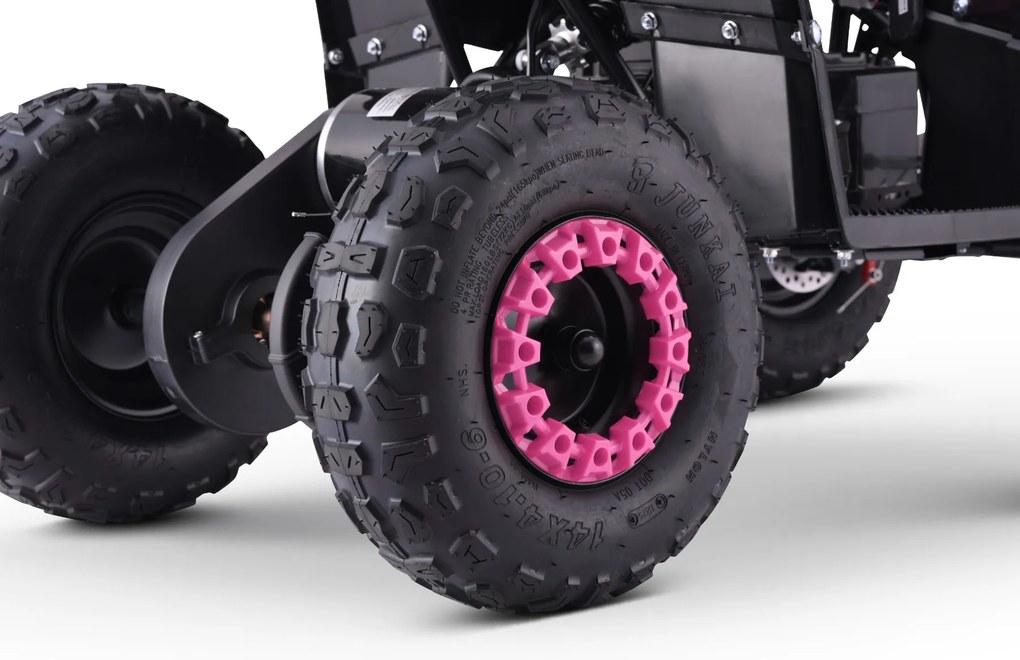 Moto 4 elétrica para crianças ATV Motors ESCAPE 800W Rosa