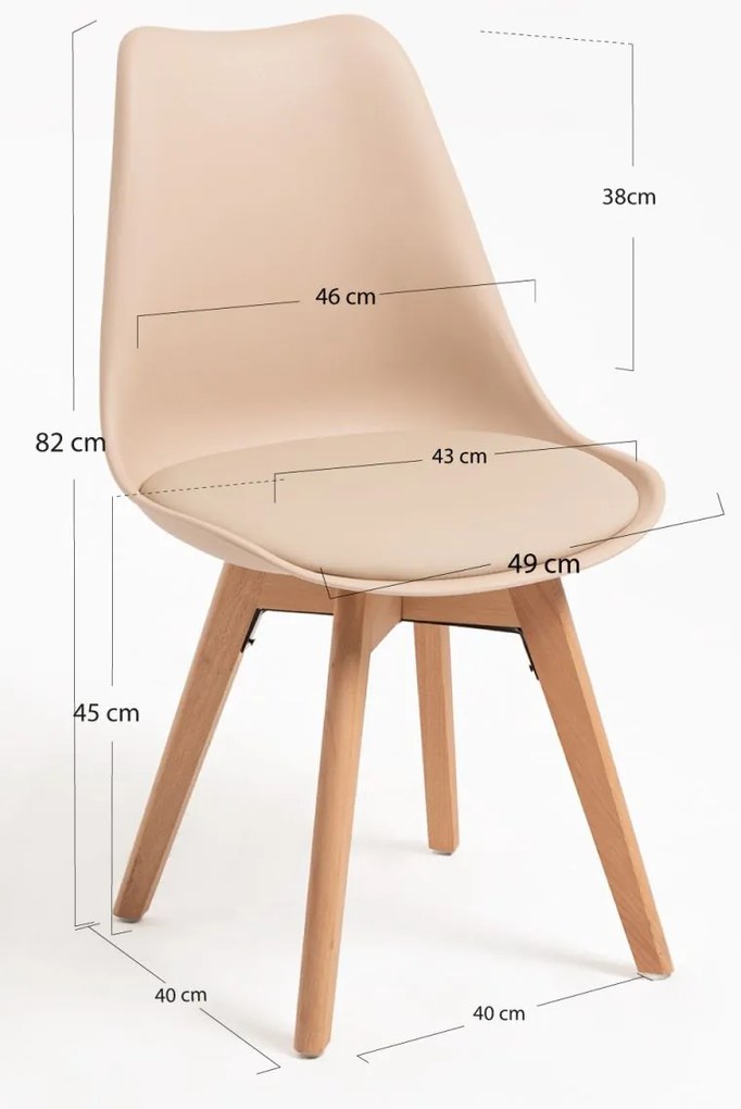 Cadeira Synk Basic - Beige