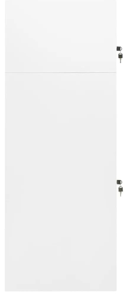 Armário para selas 53x53x140 cm aço branco