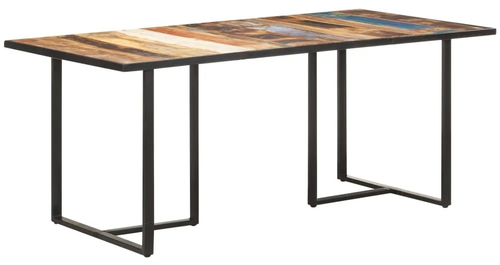Mesa de jantar 180 cm madeira recuperada maciça