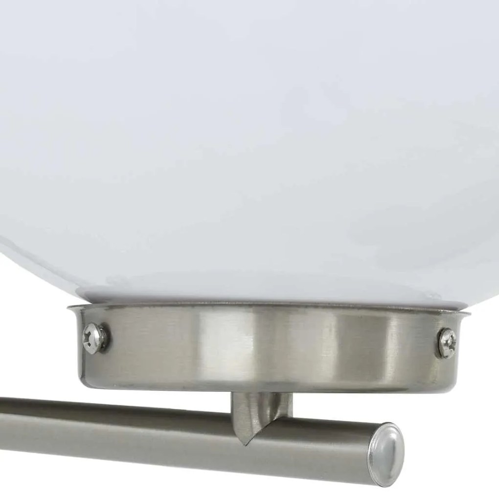 Luz de Parede Externa vidaXL 2 pcs Aço Inoxidável Prata IP44