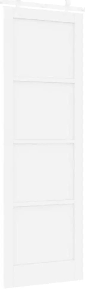 Porta Deslizante vidaXL com Conjunto de Acessórios Branca 78x232 cm Ma