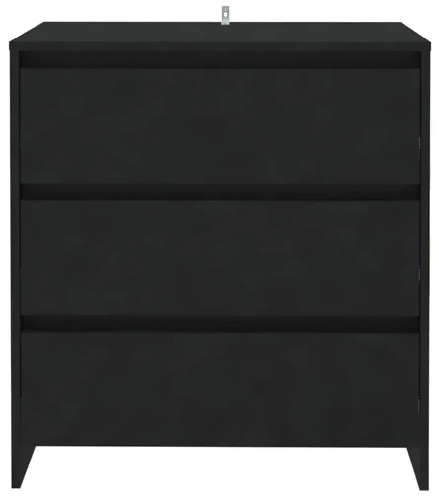 Aparador 70x41x75 cm derivados de madeira preto
