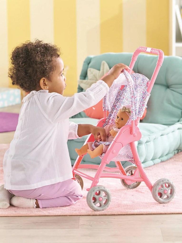Carrinho de bebé Ursos, para boneca - COROLLE rosa