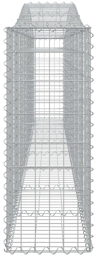 Cestos gabião arqueados 10pcs 400x30x80/100cm ferro galvanizado