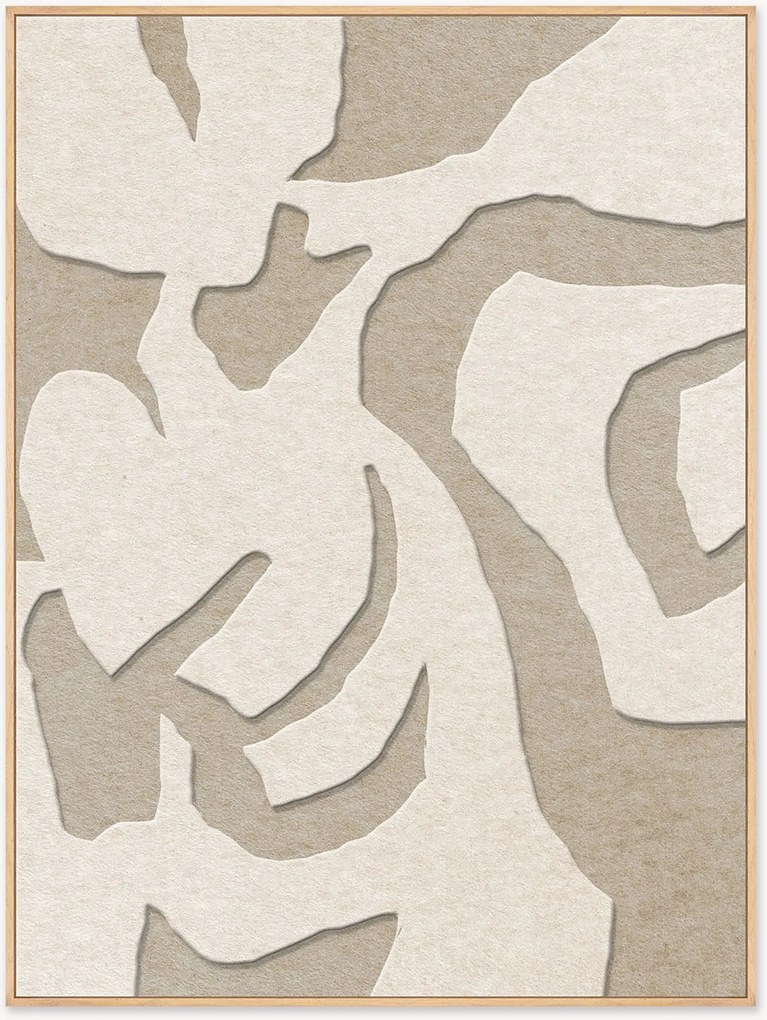 Quadro acústico emoldurado Soft Embrace 1