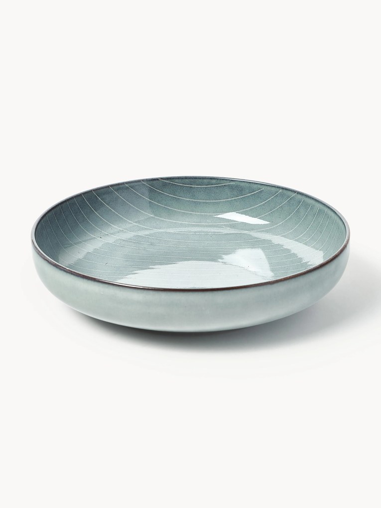 Taças artesanais Nordic Sea, Ø 22 cm, conjunto de 4