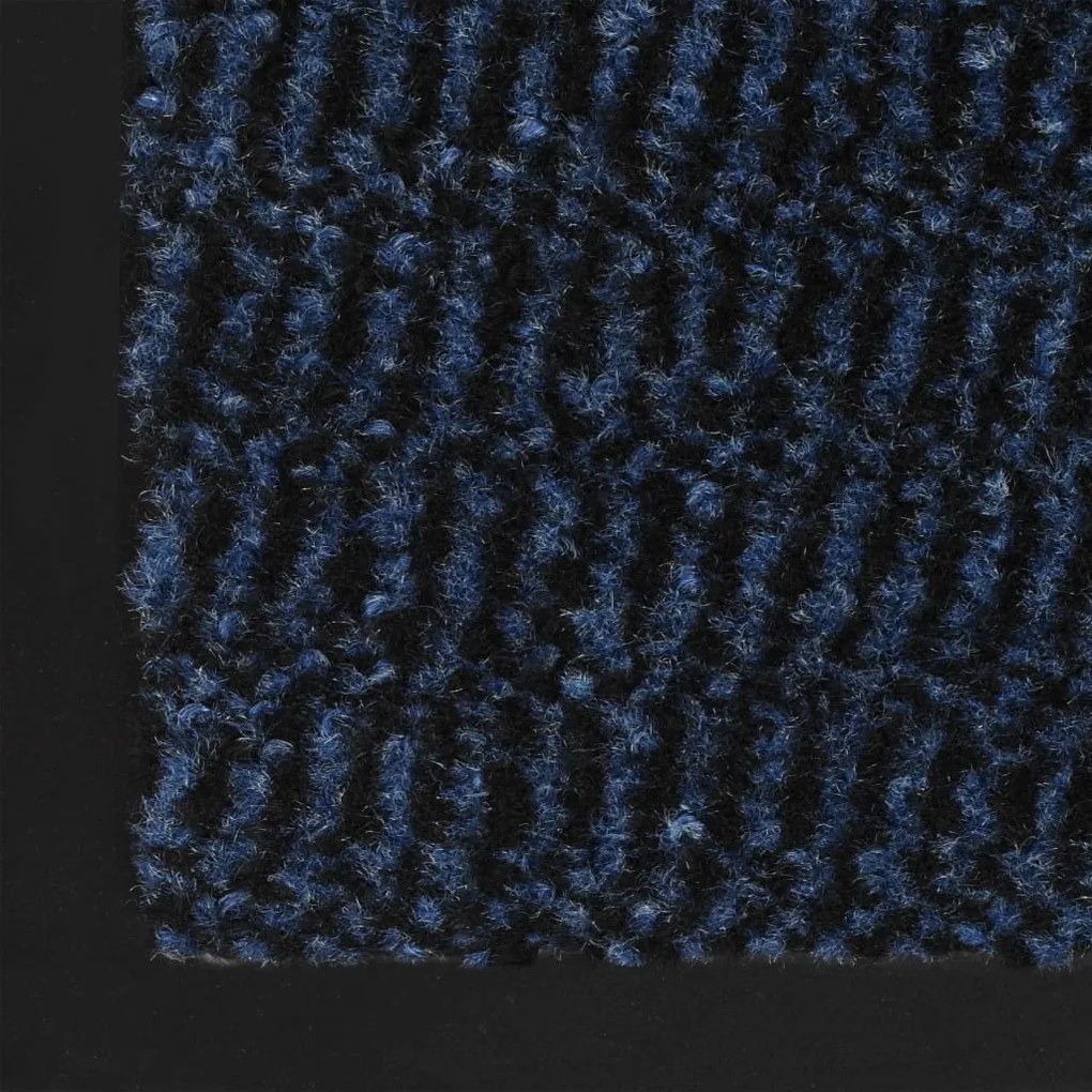 Tapete controlo pó retangular tufado 2pcs 60x90cm azul