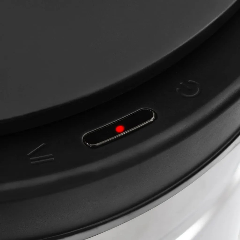 Caixote do lixo com sensor automático 70 L aço inoxidável