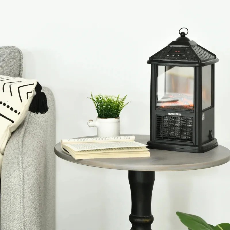 Mini-Lareira Elétrica 700W/1000W com Chama Realista