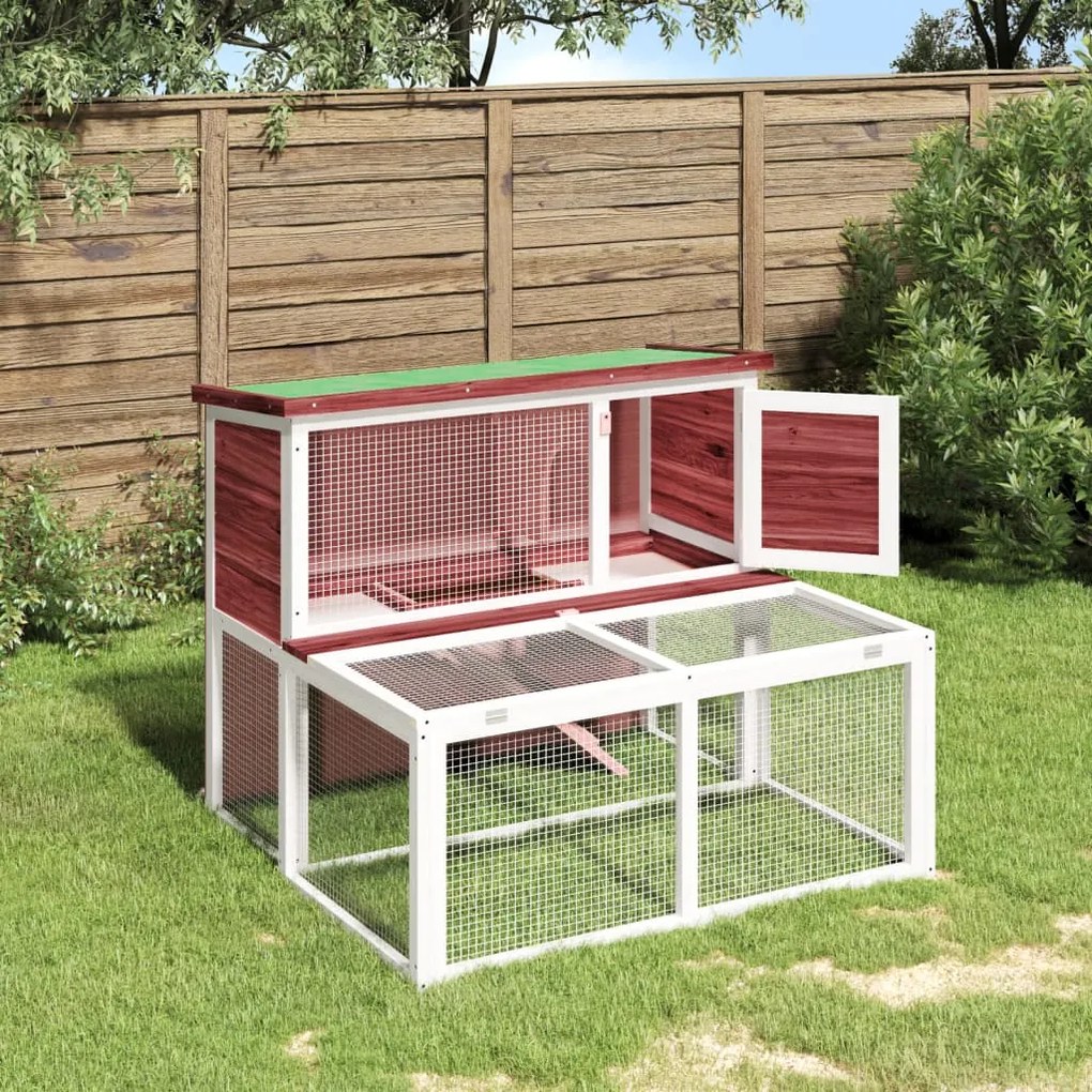 vidaXL Coelheira 102x90x84,5 cm pinho maciço cor moca