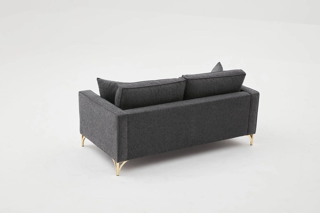 Sofá de 2 Lugares Berlin – Antracite – 180 cm