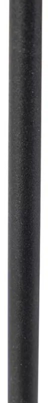 CAndeeiro de mesa preto abajur veludo castanho 25cm ajustável - PARTE Moderno