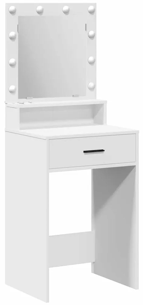 Mesa de Maquiagem vidaXL com Luzes LED Brancas 50x41x135 cm