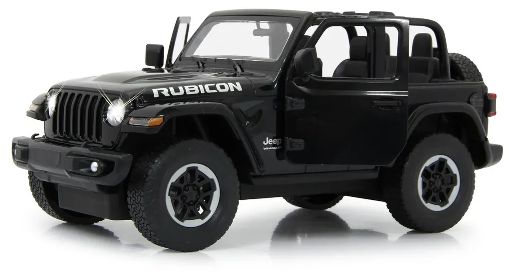 Jamara Jeep Wrangler JL 1:14 – 2,4 GHz – Officielle – Portes Manuelles, LED, Intérieur Détaillé – Jusqu'à 11 Km/h