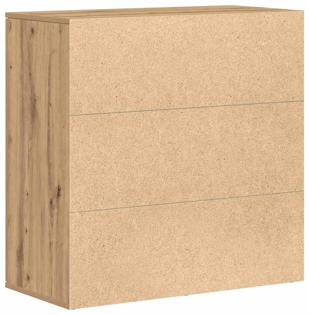 Sideboard vidaXL Artisan Carvalho 79x38x80 cm Madeira engenheirada