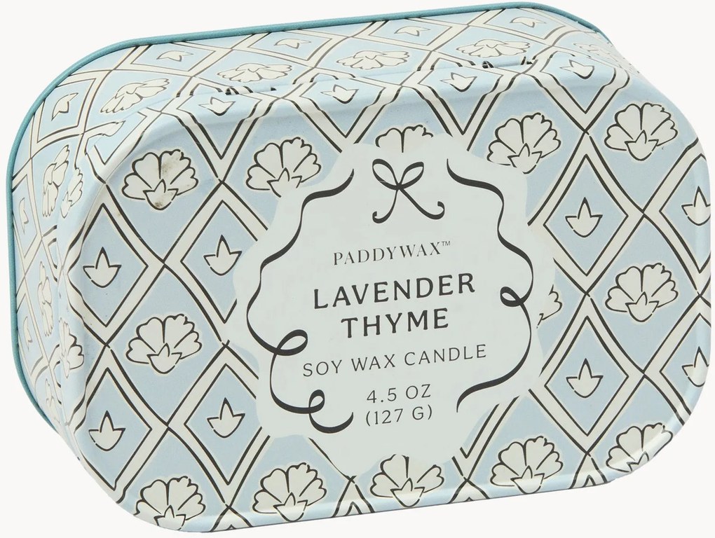 Vela perfumada Cherie Blue & White (lavanda, tomilho)