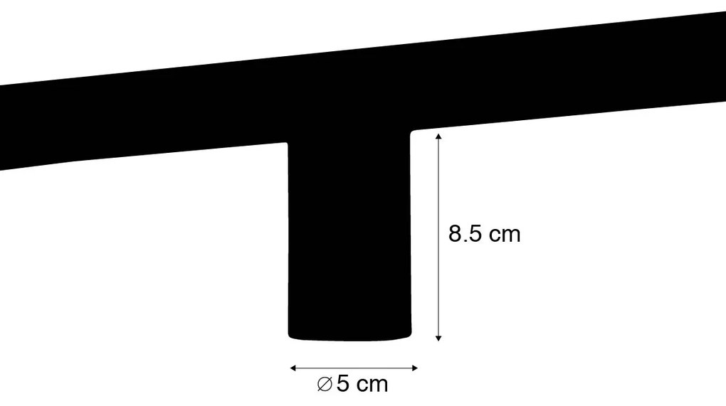 Casquilho E27 com suspensão de calha para calha monofásica preto - Iconic Jeana