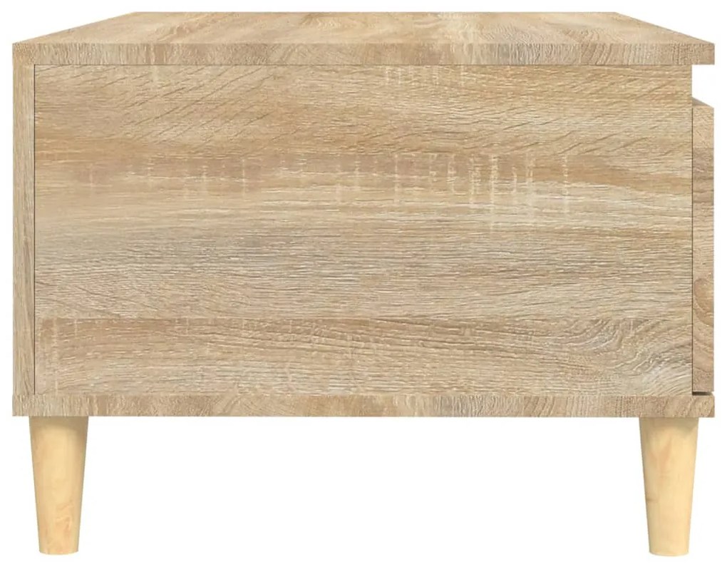 Mesa de centro 90x50x36,5 cm derivados madeira carvalho sonoma