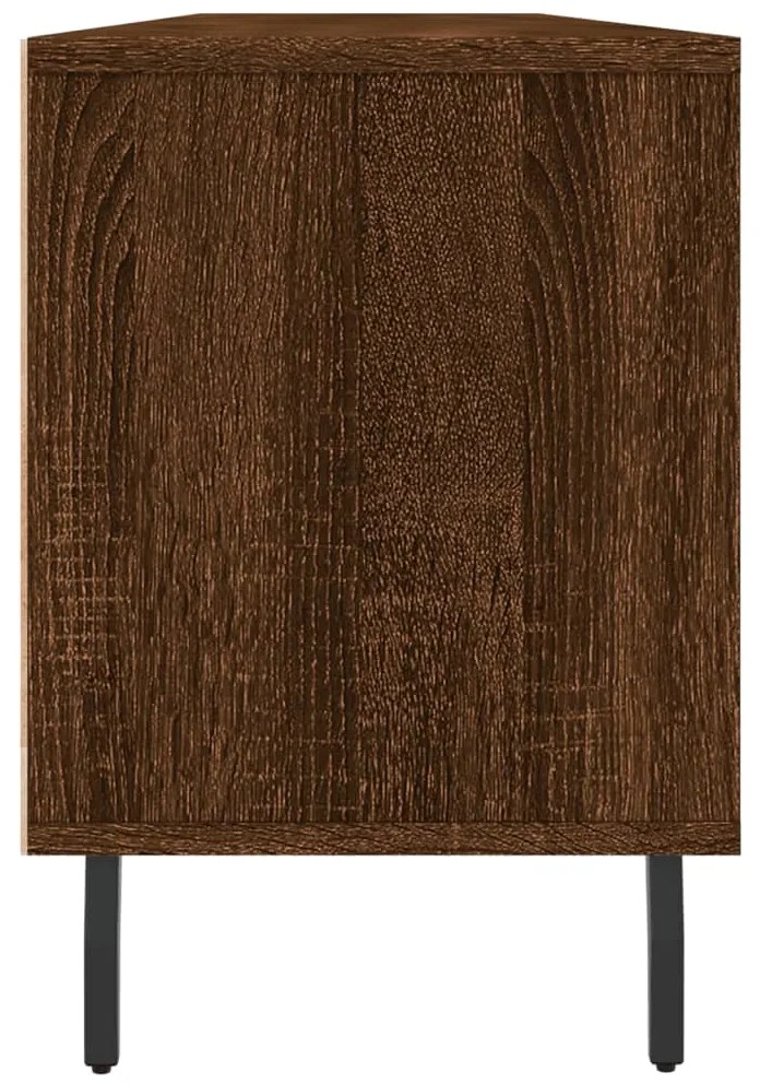Móvel TV 150x30x44,5 cm derivados de madeira carvalho castanho